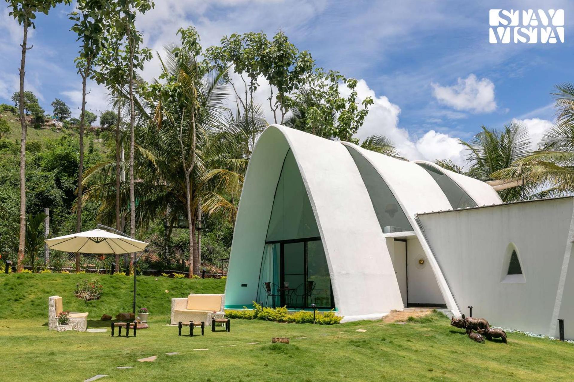 Stayvista At Shwaas Mysore With Private Pool Εξωτερικό φωτογραφία