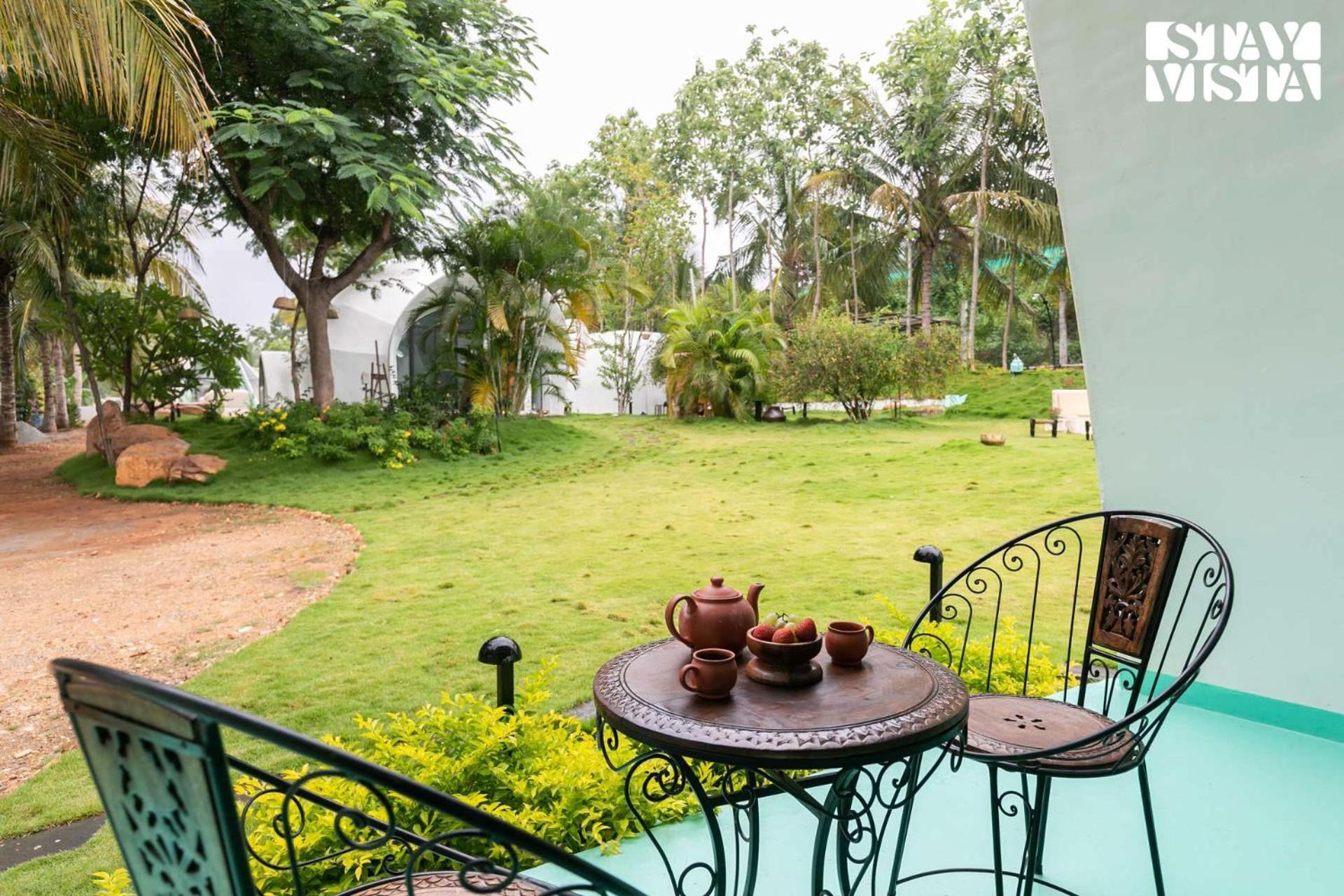 Stayvista At Shwaas Mysore With Private Pool Εξωτερικό φωτογραφία